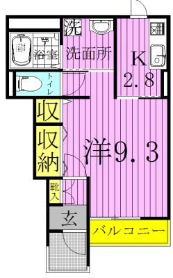 Prosper　Court　～プロスパーコート～ 101号室 間取り
