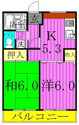 ルミエール堀切 間取り図