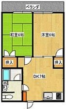ハイツプラムB棟 203号室 間取り