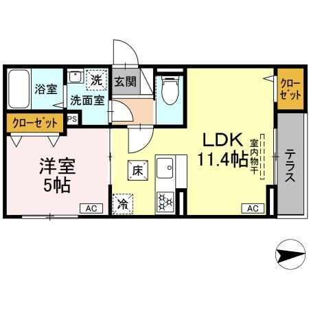 グラナーデ東水元 間取り図