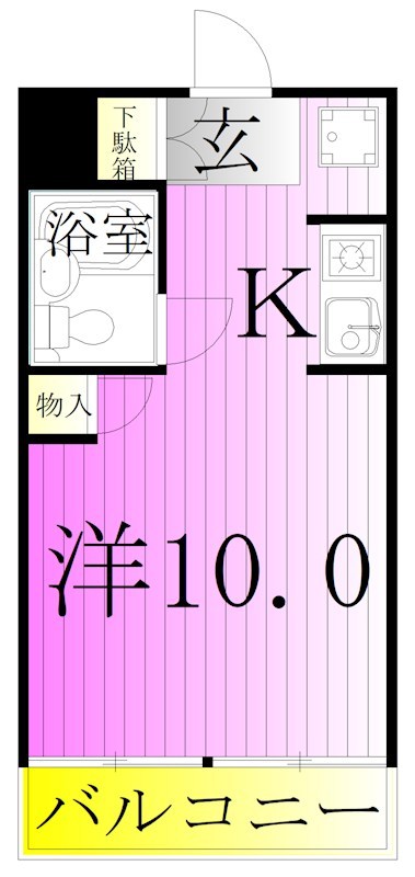 日神パレス竹ノ塚 間取り図