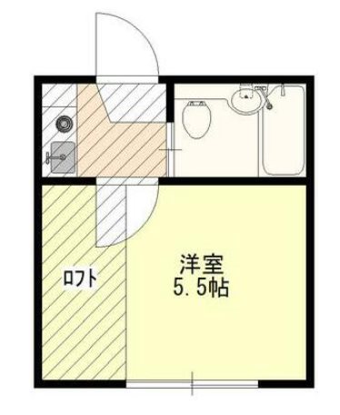 リリックハウス 101号室 間取り