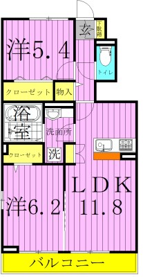 フォルビート 間取り図