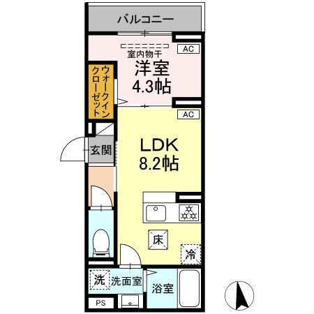 セレスティア亀有 間取り図