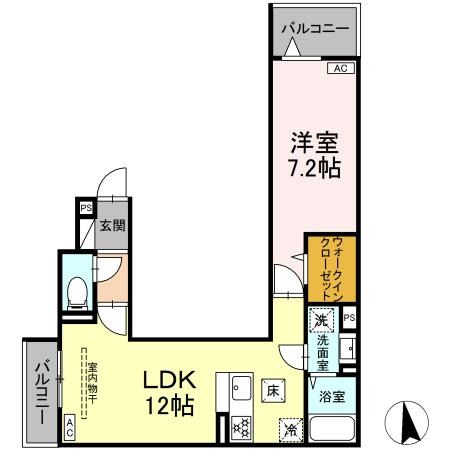 セレスティア亀有 間取り図