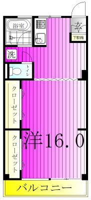マンション高橋 403号室 間取り