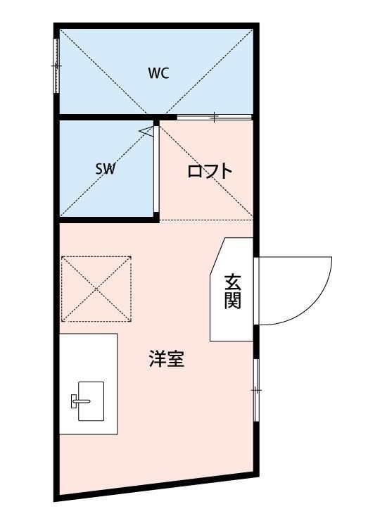サークルハウス北千住 間取り図