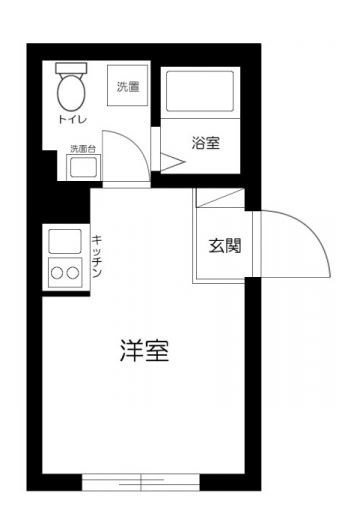 ルーナクレシェンテ町屋 間取り図