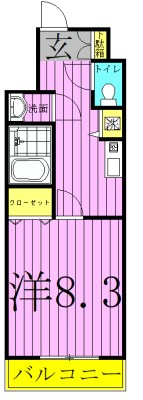 ＰＩＡ　ＨＩＬＬＳ綾瀬 間取り図