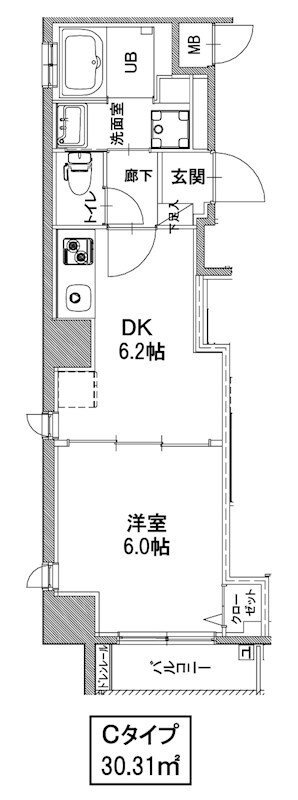 ル・プラターヌ 間取り図