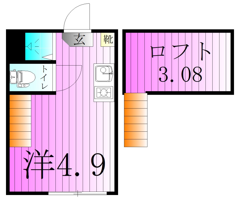 ハーモニーテラス西尾久Ⅱ 間取り図
