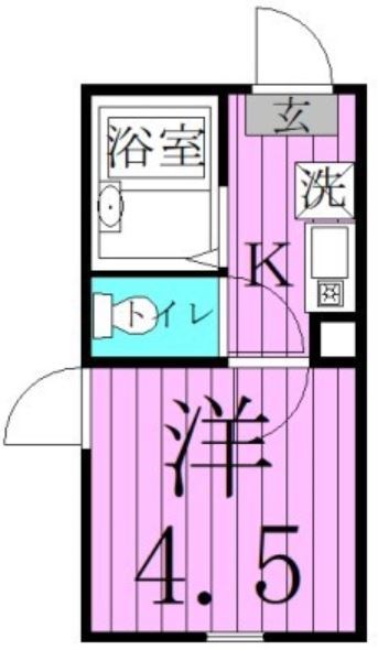 リブ北千住Ⅲ 間取り図