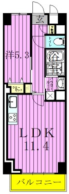 シエルエトワール 間取り図