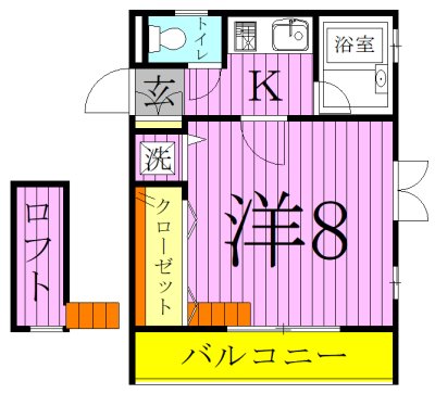 クレスト・イコウ 間取り図