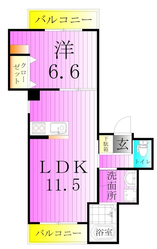 リヒトハイム 間取り図
