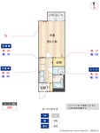 パークステュディオ堀切菖蒲園Ａ 間取り図