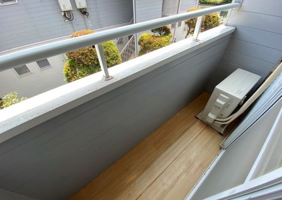 ファミールハイツA棟 ベランダ