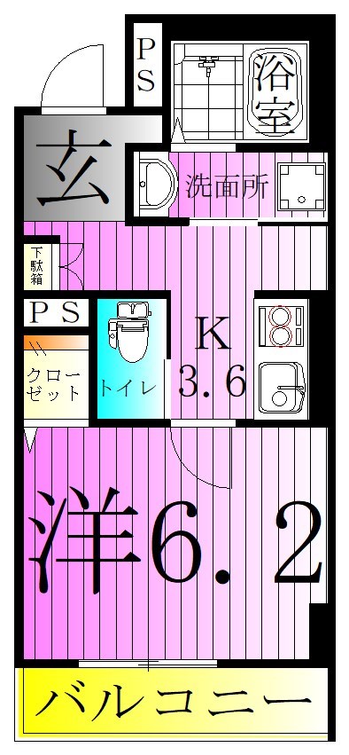 オルキス北綾瀬 間取り図