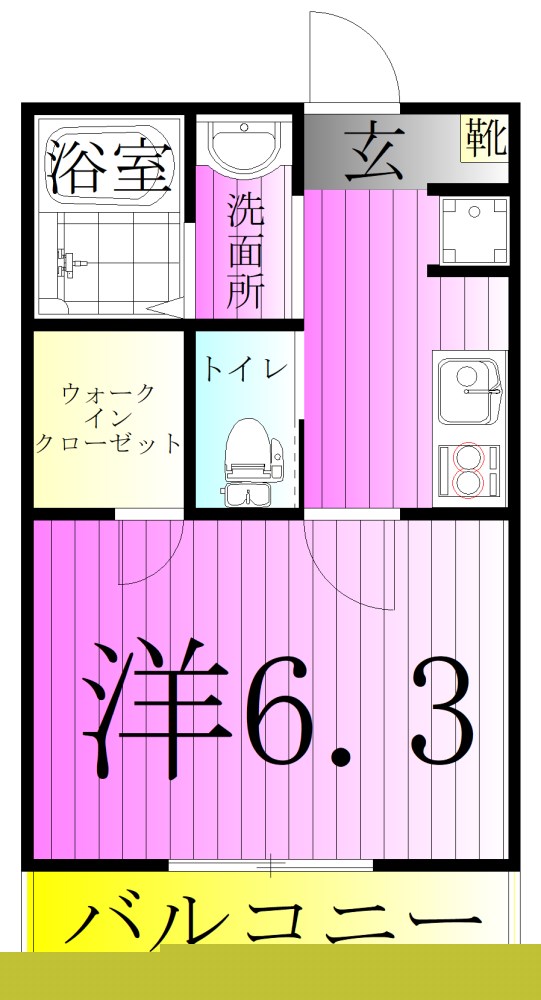 キャメル西新井 間取り図