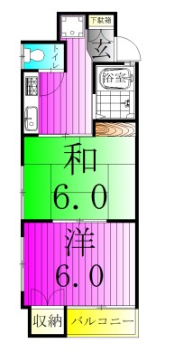 鳥海ビル 401号室 間取り