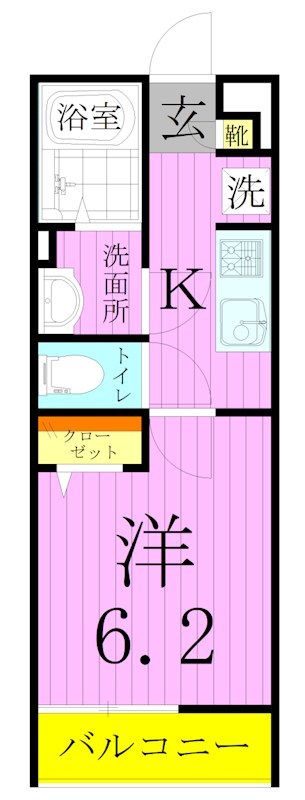 リブリ・クレール江北 間取り図