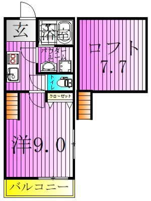コンフォート梅田 間取り図