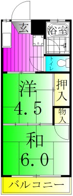 第二大信マンション 間取り図