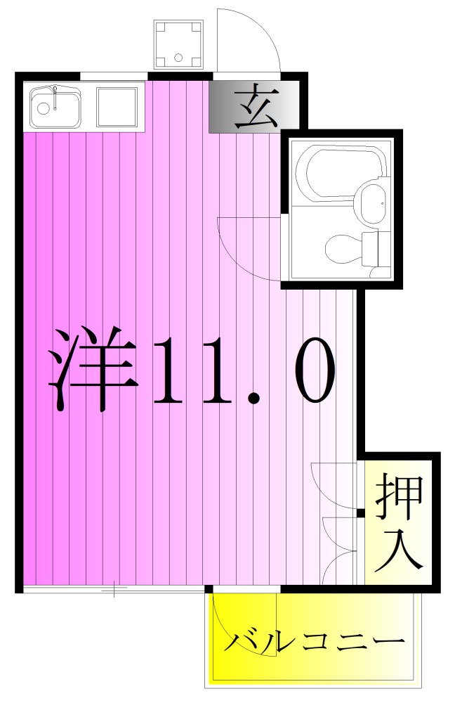 ロアール亀有 間取り図