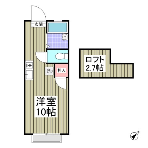 アネックスＫ－２ 間取り図