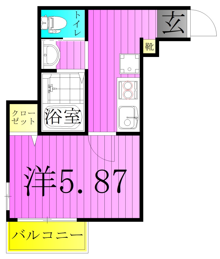 Angel&amp;rsquo;ｓ森kita-ayase 間取り図