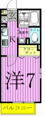 サンハイム（千住旭町） 間取り図
