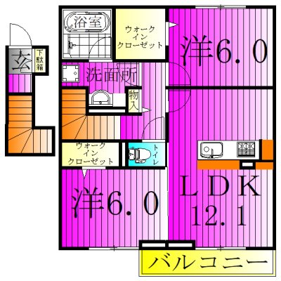 ソラーナ　フェリス 203号室 間取り
