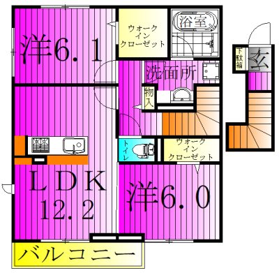 ソラーナ　フェリス 205号室 間取り