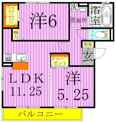 シーガル２ 間取り図