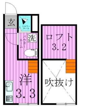 メゾンドピアフ 間取り図