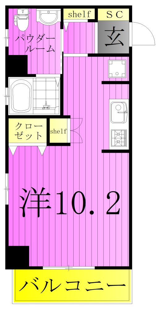 リテラス町屋 間取り図