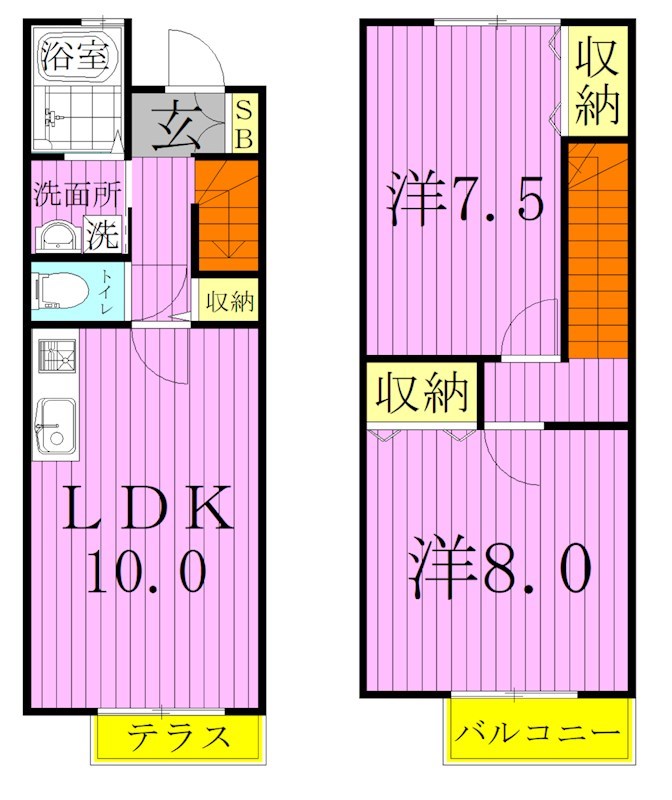 グランドゥール 間取り図