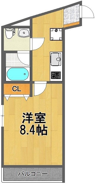 ピノ松戸新田 204号室 間取り