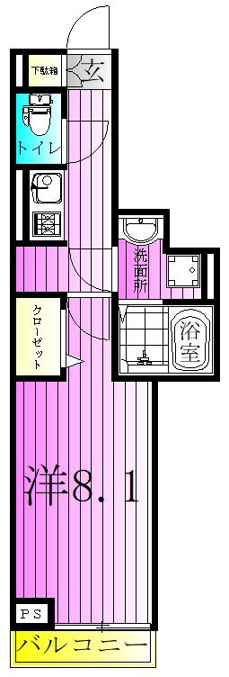 スアヴィス舎人 間取り図