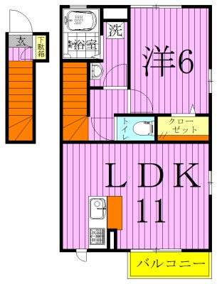 ヴィラ　マグノリア 間取り図