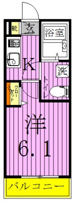 ＦＲＥＵＤＥ　中川(フロイデナカガワ)  間取り図