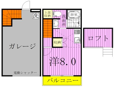 SKガレジオ東初富Ⅳ C号室 間取り