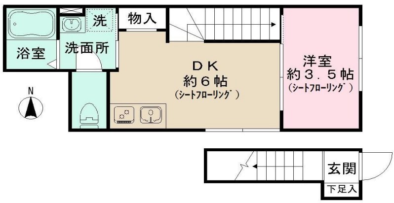 Ｂｅｌｌｅ　Ｖｉｅ 間取り図