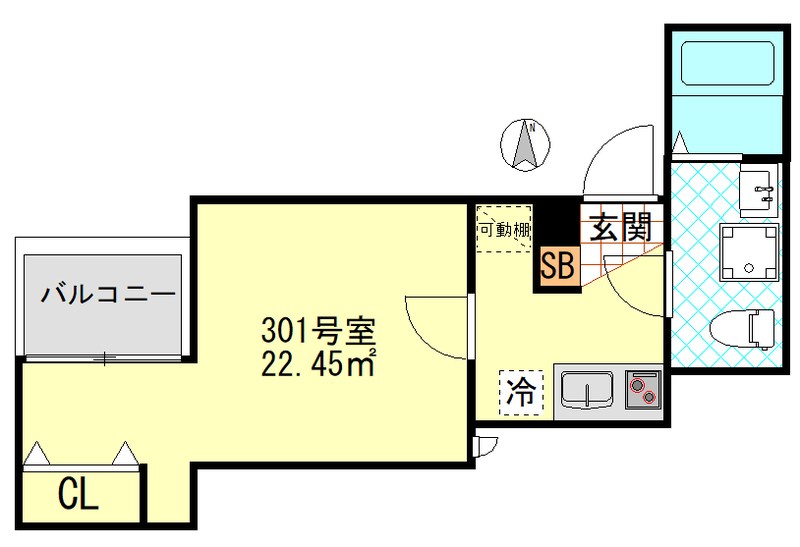 CFジオーレ堀切 間取り図