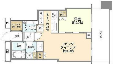 アトラスブランズタワー三河島  間取り図