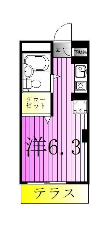 casa de rosa 間取り図