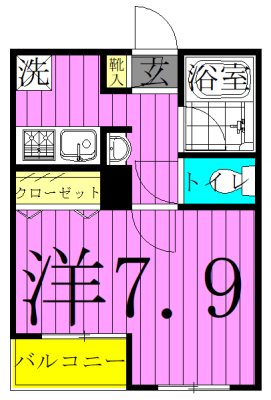 パラシオ北綾瀬 間取り図