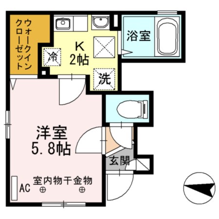 アジュール 間取り図