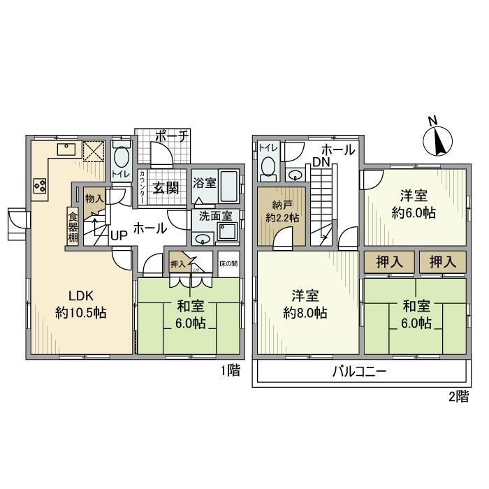 宿連寺戸建 間取り