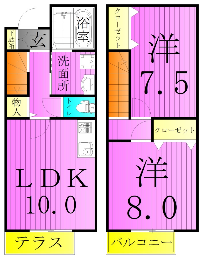 グランシャリオ 間取り図
